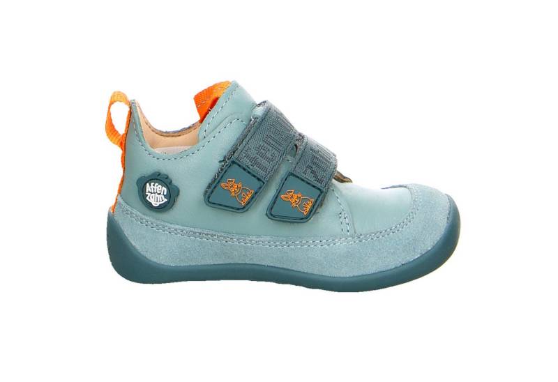 Affenzahn Fond Of Leder Buddy Hase Leder Klettschuhe Junge grün Klettschuh von Affenzahn