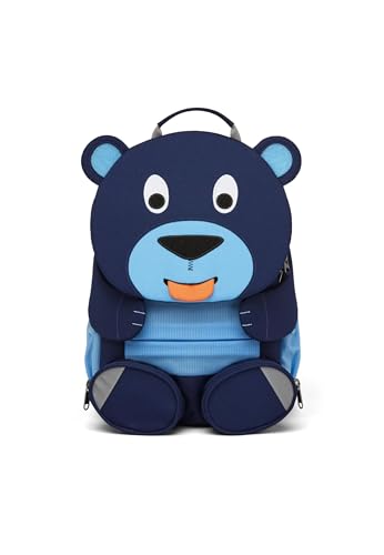 Affenzahn Unisex Kinder AFZ-FAL-002-003 Kinderrucksack, Bär-Blau von Affenzahn