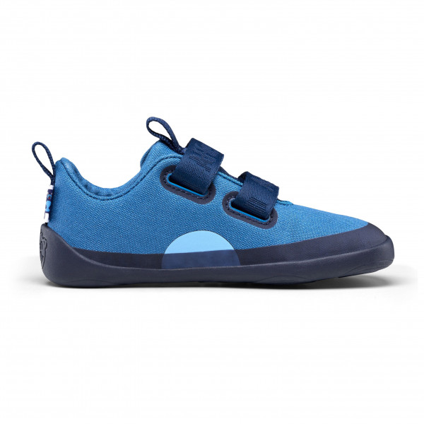 Affenzahn - Kid's Barfußschuh Baumwolle Lucky - Barfußschuhe Gr 22 bear /blau von Affenzahn