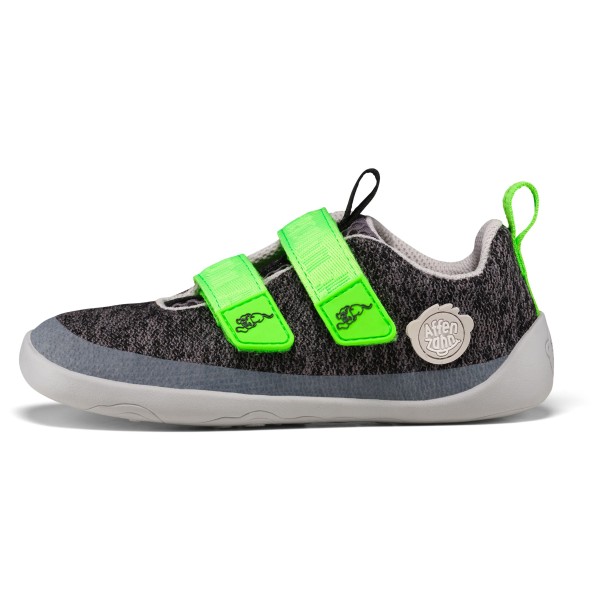 Affenzahn - Kid's Barfußschuh Knit Happy - Barfußschuhe Gr 22 panther /grau von Affenzahn