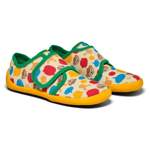 Affenzahn - Kid's Hausschuh Baumwolle Movy - Hüttenschuhe Gr 24 bunt von Affenzahn