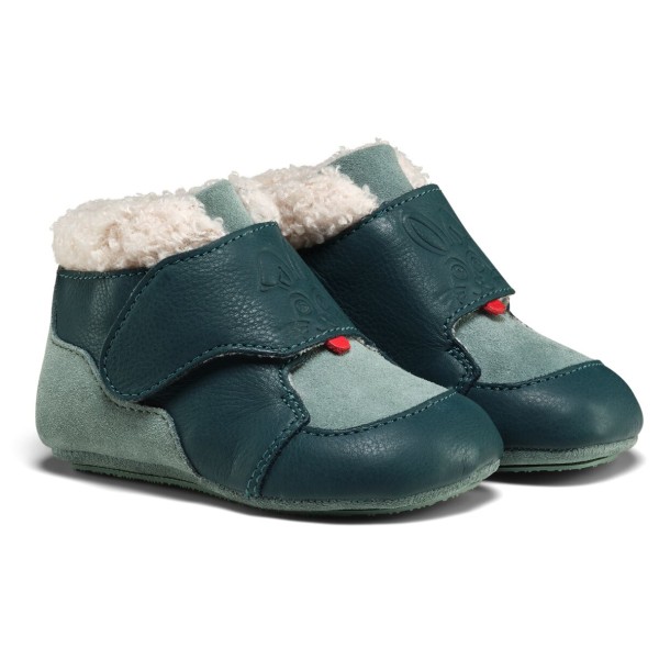 Affenzahn - Kid's Krabbelschuh Leder Growy - Barfußschuhe Gr 22/23 blau von Affenzahn