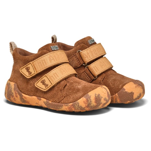 Affenzahn - Kid's Lauflerner Übergangsschuh Leder Talky - Barfußschuhe Gr 19 braun von Affenzahn