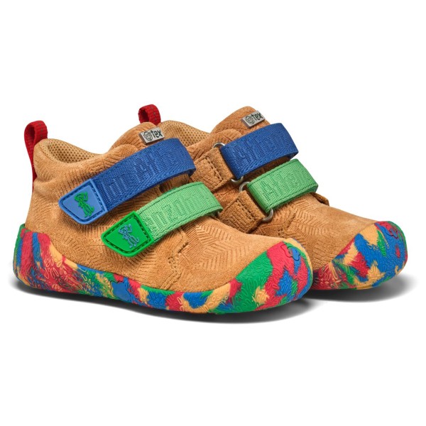 Affenzahn - Kid's Lauflerner Übergangsschuh Leder Talky - Barfußschuhe Gr 25 beige von Affenzahn