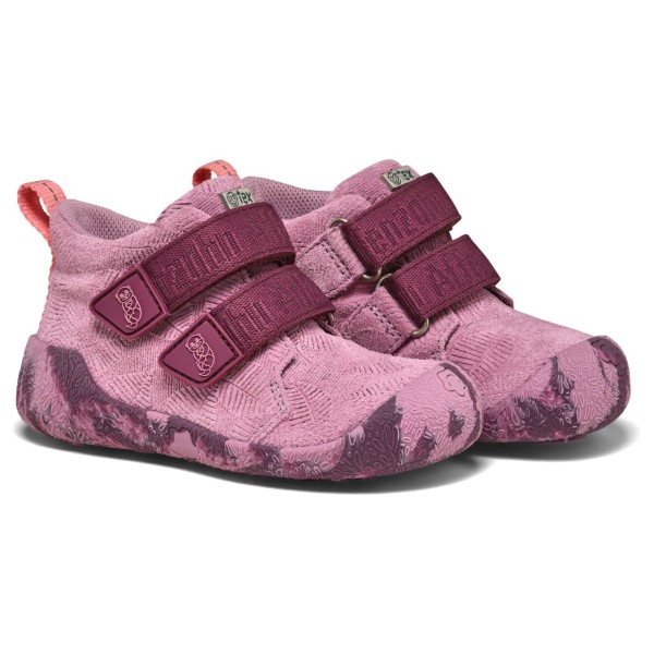 Affenzahn - Kid's Lauflerner Übergangsschuh Leder Talky - Barfußschuhe Gr 25 otter /rosa von Affenzahn