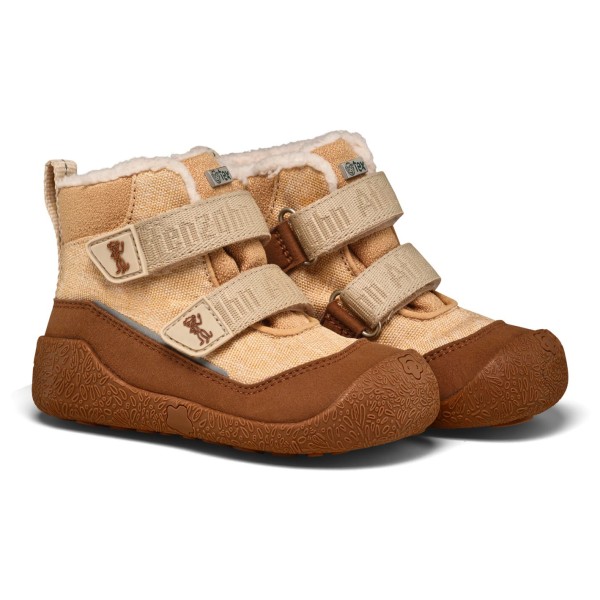 Affenzahn - Kid's Lauflerner Winterstiefel Vegan Snuggy - Winterschuhe Gr 24 braun/beige von Affenzahn