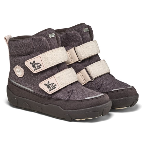 Affenzahn - Kid's Mid Boot Wool Comfy - Winterschuhe Gr 23 grau von Affenzahn