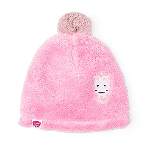 Affenzahn Unisex Kinder Einhorn Plüsch-Mütze, Pink, M von Affenzahn