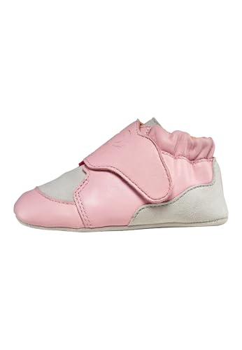 Affenzahn Krabbelschuh Leder Crawly Babyschuh aus Leder für Mädchen und Jungen Klettverschluss weich flexibel rutschfest Lauflernschuhe Koala - Pink von Affenzahn