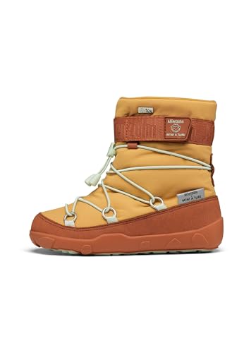 Affenzahn Schneestiefel Vegan Snowy wasserdicht, warm gefüttert, vegan, zum Reinschlüpfen, Größe 21-32 MINI A TURE Gelb - Beige von Affenzahn