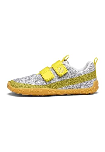 Affenzahn Sneaker Vegan Dream Niedrig Geschnittener Sommerschuh für größere Entdecker mit 100% bluesign® zertifiziertem Polyester Größe 31-37 Kieselsteingrau - Grau 35 von Affenzahn