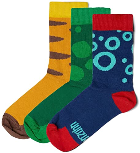 Affenzahn Socken 3er Pack superweich farbenfroh aus Bio-Baumwolle Tiger Frosch Oktopus - Bunt von Affenzahn