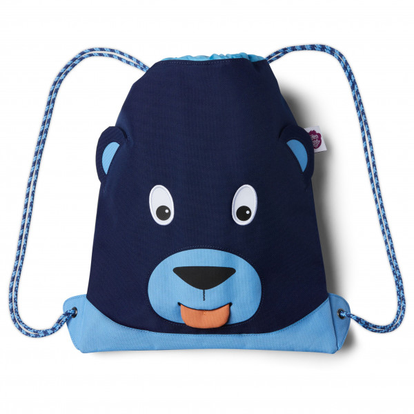 Affenzahn - Turnbeutel Bär II - Kinderrucksack Gr 4 l blau von Affenzahn