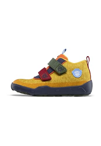 Affenzahn Übergangsschuh Knit Happy wasserdicht atmungsaktiv vegan mit Kaltfutter, Klettverschlüssen und Rutschfester Sohle Größe 21-32 von Affenzahn