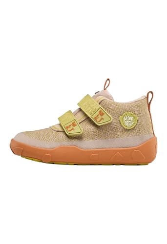 Affenzahn Übergangsschuh Knit Happy wasserdicht atmungsaktiv vegan mit Kaltfutter, Klettverschlüssen und Rutschfester Sohle Größe 21-32 von Affenzahn