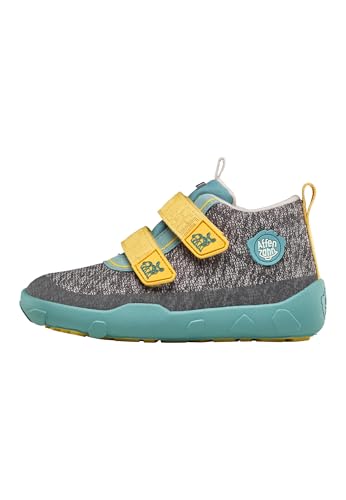 Affenzahn Übergangsschuh Knit Happy wasserdicht atmungsaktiv vegan mit Kaltfutter, Klettverschlüssen und Rutschfester Sohle Größe 21-32 von Affenzahn