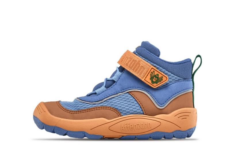 Affenzahn Übergangsschuh Vegan Explory, blau Barfußschuh von Affenzahn