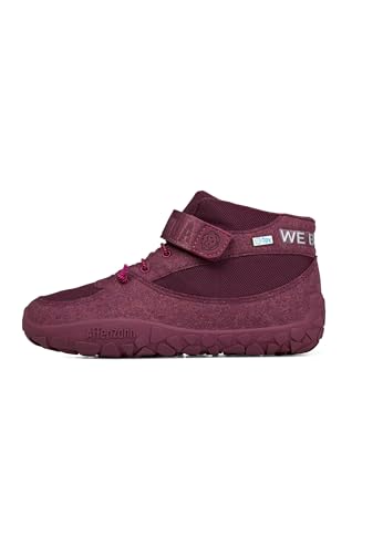 Affenzahn Wintersneaker Wolle Dreamer wasserdicht, warm gefüttert aus recycelter Wolle Beerenrot - Beere 35 von Affenzahn