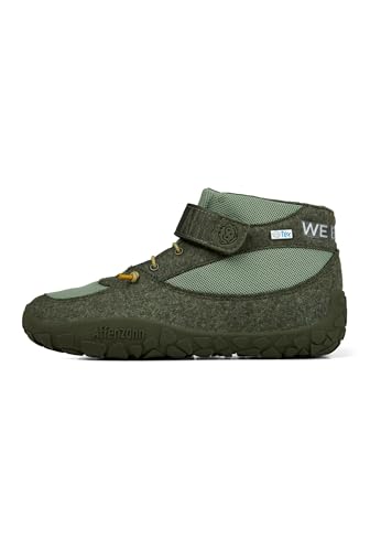 Affenzahn Wintersneaker Wolle Dreamer wasserdicht, warm gefüttert aus recycelter Wolle Größe 31-37 Waldgrün - Grün von Affenzahn