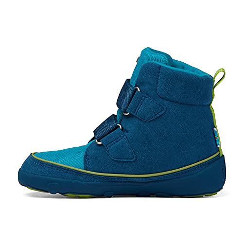 Affenzahn Minimal Midboot Comfy Jump Vegan, 32/32 Kinder, Hai blau von Affenzahn