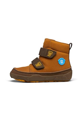 Affenzahn Winterstiefel Vegan Comfy warm gefüttert, wasserdicht vegan mit Kletterverschlüssen, Größe 21-32 Tiger - Braun von Affenzahn