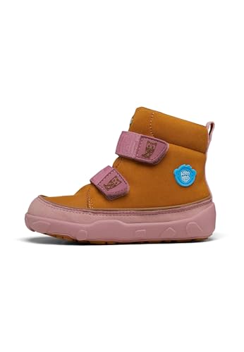 Affenzahn Winterstiefel Vegan Comfy warm gefüttert, wasserdicht vegan mit Kletterverschlüssen, Größe 21-32 Katze - Braun von Affenzahn