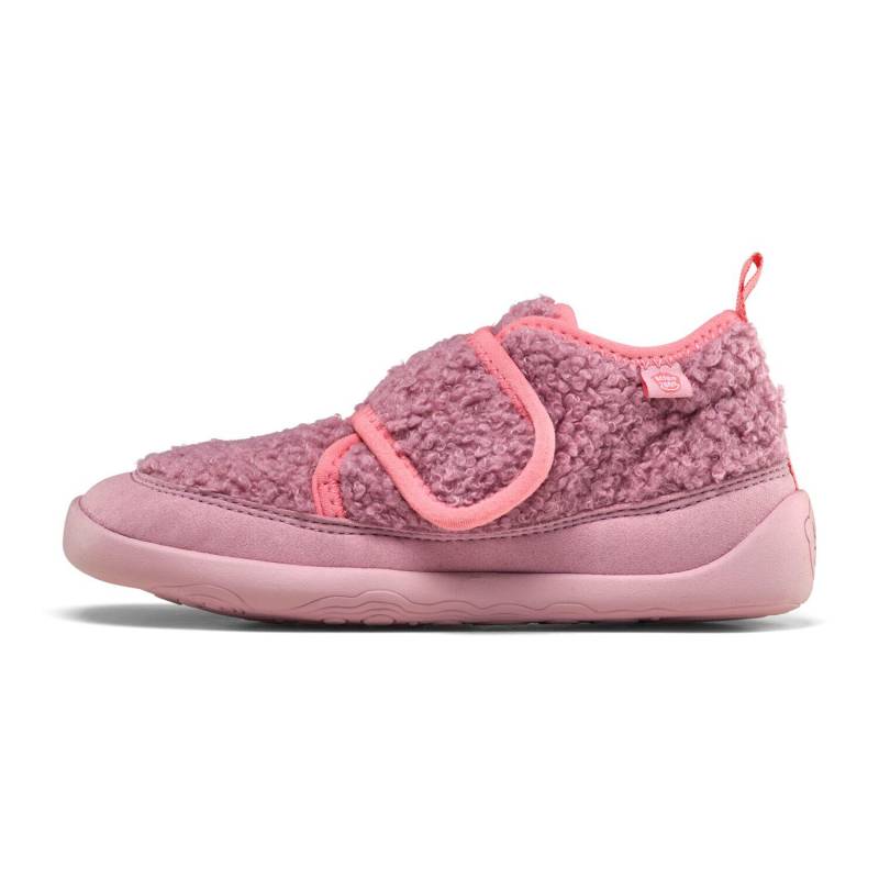 Hausschuh Vegan Fleecy Otter Pink, Lila - Gr. - 26 von Affenzahn