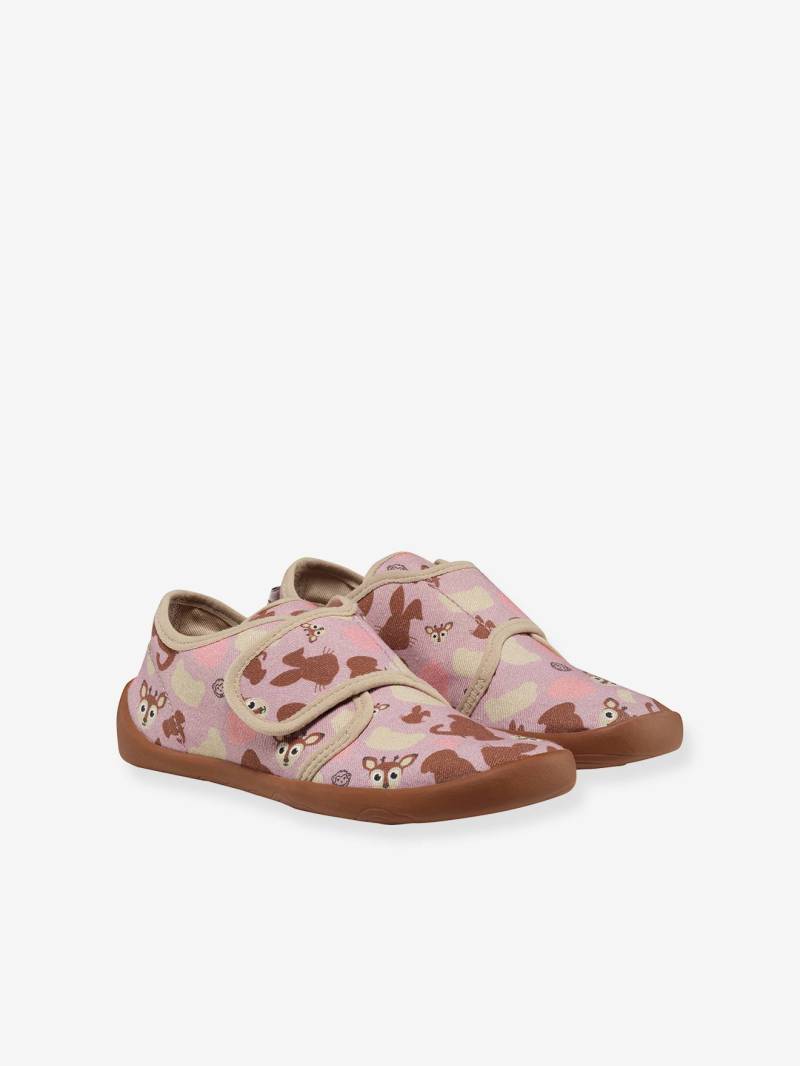 Stoff-Hausschuh Kinder MOVY Affenzahn blush von Affenzahn