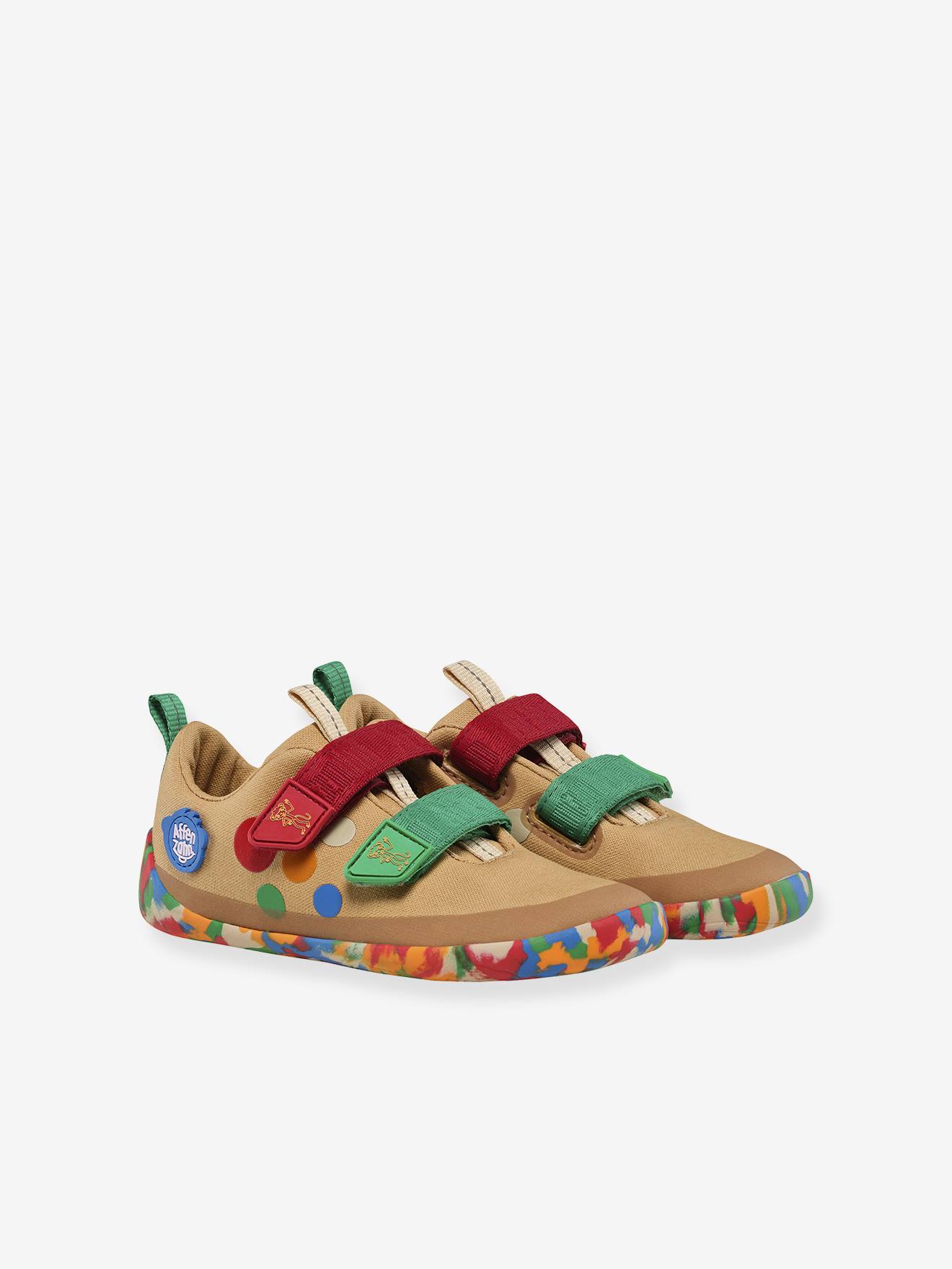 Vegane Kinder Barfußschuhe aus Baumwolle Lucky Affenzahn von Affenzahn