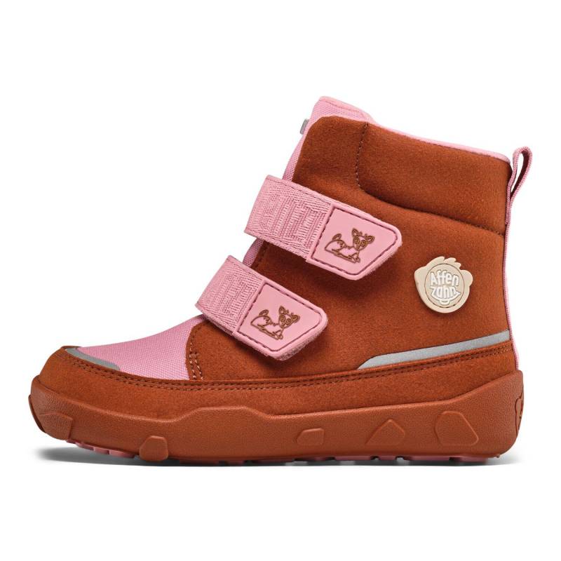 Winterstiefel Vegan Comfy Reh Pink, Braun - Gr. - 32 von Affenzahn