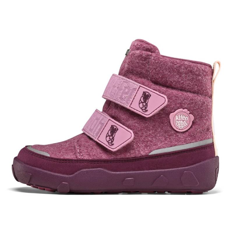 Winterstiefel Wolle Comfy Otte Pink, Lila - Gr. - 29 von Affenzahn