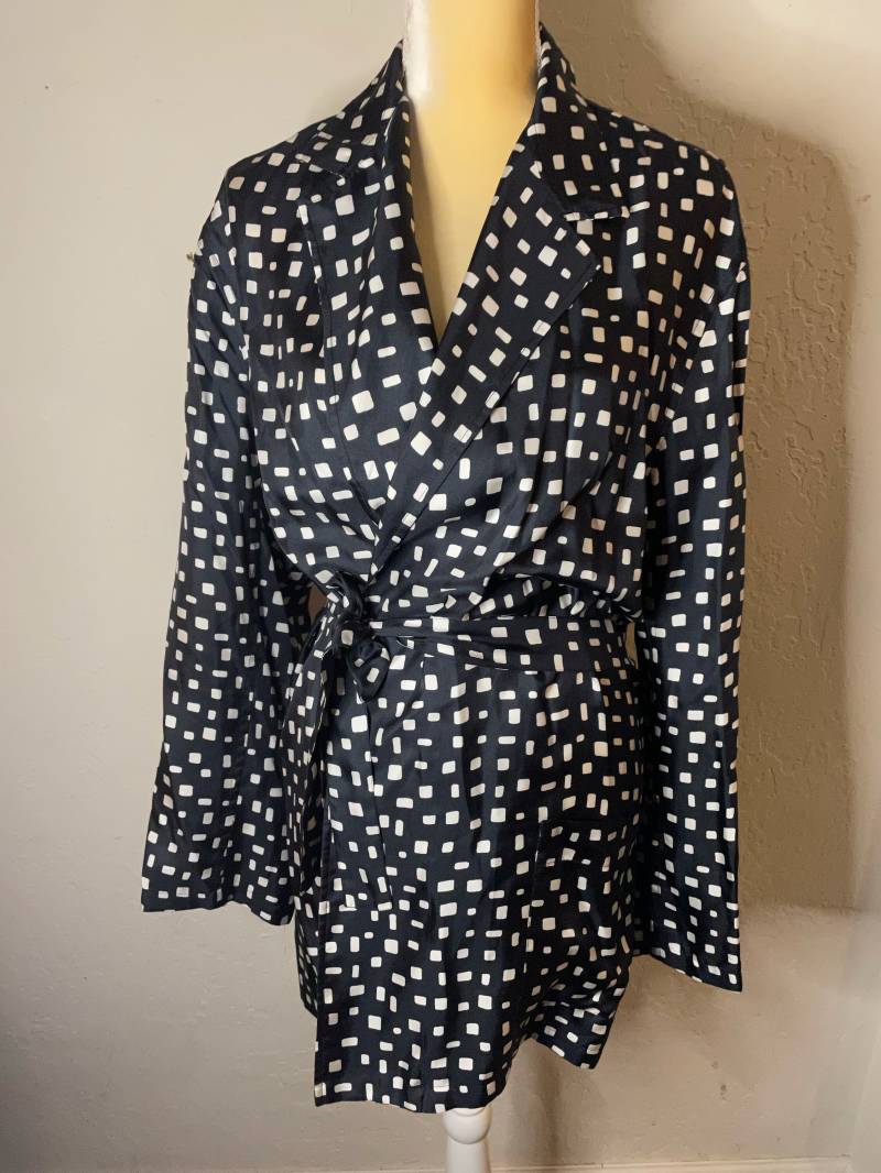Prada 100% Seide Robe Gr. L von AffiniaShop