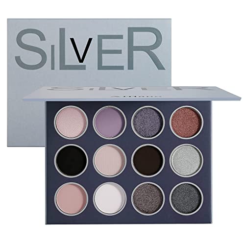 Natürliche Neutrale Smokey Lidschatten-Make-Up-Palette, Afflano Matte Shimmer Eyeshadow Palette Pigment und Blending Earth Pallet 12 Farben, Von Beige Apricot Bis ruß Braun-Schwarz, Für Augen Make-up von Afflano