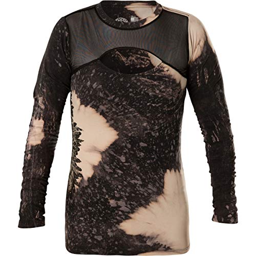 Affliction Damen Pullover Wing Schwarz/Beige, XL von Affliction