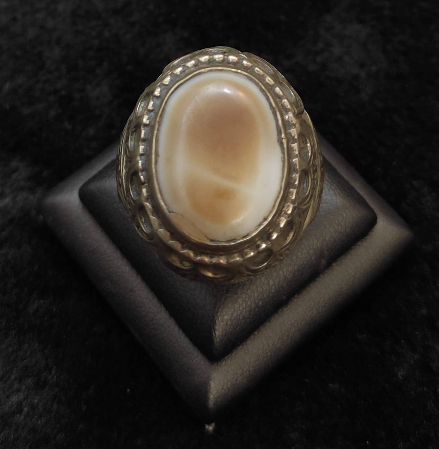 Antiker Achat Stein Böse Augen Mächtiger Schutz Silber Einzigartiger Ring Antiker Achat Stein Böse Augen Mächtiger Schutz Silber Einzigartiger Ring von AfghanJewelryShop