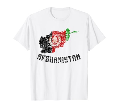 Flagge Afghanistans Distressed Männer Frauen Kinder Afghan T-Shirt Flagge Afghanistans Distressed Männer Frauen Kinder Afghan T-Shirt von Afghanistan Heritage Afghan Apparel & Gifts