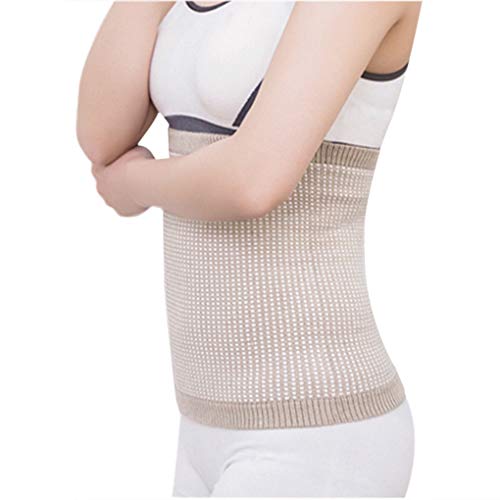 Afinder Damen Herren Kinder Elastisch Wärmegürtel Rückenwärmer Weiche Dicken Kaschmir Nierenwärmer Rückenstützgürtel Leibwärmer Hüftwärmer Winter Nieren Wärmer Bauch Taille Unterstützung Braun von Faxianther