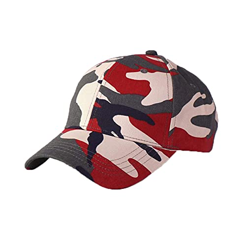 AfinderDE Herren Camouflage Baumwolle Baseball Cap Baseballkappe Sonnenschutz Sonnenhüte Verstellbar Atmungsaktive Trucker Hut Mütze für Radfahren Camping Angeln Fahhrad Strand Tennis Golf von AfinderDE