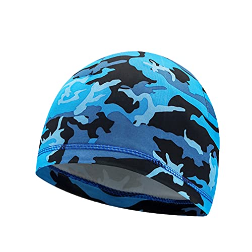 AfinderDE Leichte Sommer Fahrrad Unterhelm Unterziehmütze Radmütze Winddichte atmungsaktiv UV Schutz Bandana Mütze Cap Helmmütze Kopfbedeckung Biker Hat von AfinderDE