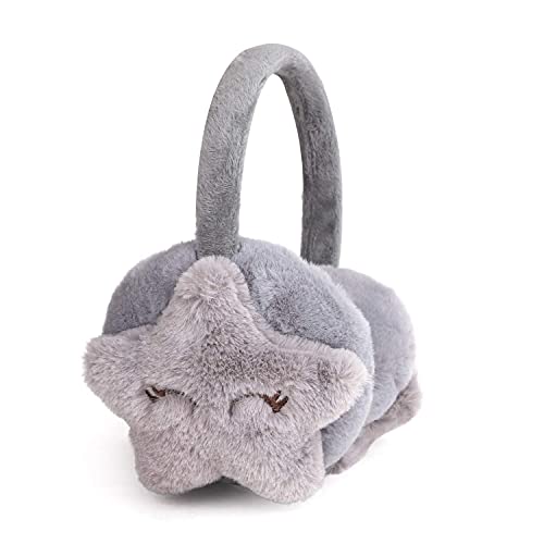 AfinderDE Plüsch Ohrenwärmer Winter Ohrenschützer Warm Weich Earmuffs Ski Laufen Radfahren Kälteschutz Kalte Ohrenschutz Ear Muffs für Damen Mädchen Kinder von AfinderDE