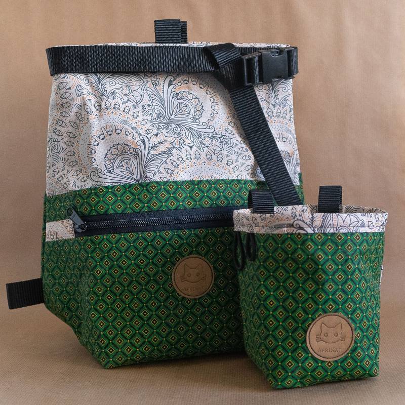 Afrikat Chalkbag & Chalk Bucket Bundle - Green Diamonds Afrikat Chalkbag & Chalk Bucket Bundle - Green Diamonds von AfriKatChalkbags