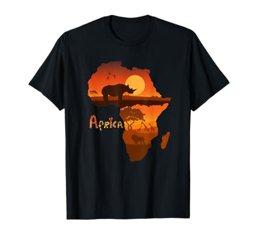 Afrika Black History Geschenk für afrikanische Männer, Frauen und Kinder T-Shirt von Africa 7 Co.