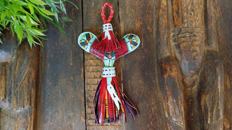 Schlüsselanhänger - Tuareg-Anhänger Aus Leder von Africaialha