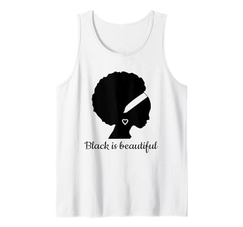 Schwarz ist schön Starke Schöne Schwarze Frauen Tank Top von African American Black Pride Gift Tees