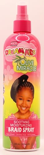 African Pride Dream Kids Olive Miracle Soothing Moisturizing Braid Spray 355ml von African Pride