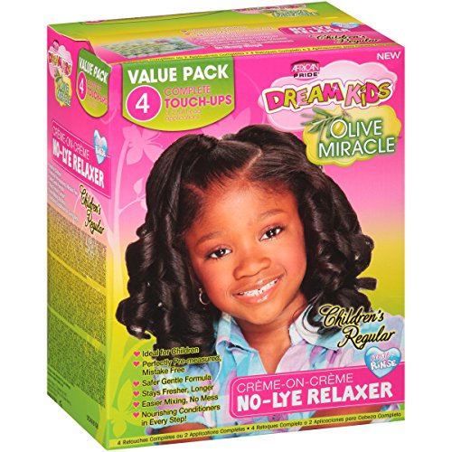 African Pride Dream Kids Olive Miracle Touch-Up Relaxer Regular Value Pack by African Pride von African Pride