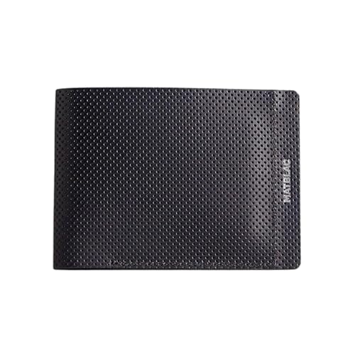 African Rainbow Craft MATBLAC® - Schwarze Leder Brieftasche mit Magnetverschluss - LTD Pinned Edition von African Rainbow Craft