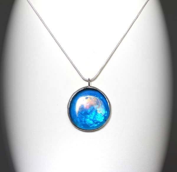 Blauer Glasstein Anhänger Blauer Glasstein Anhänger von AfricanSand