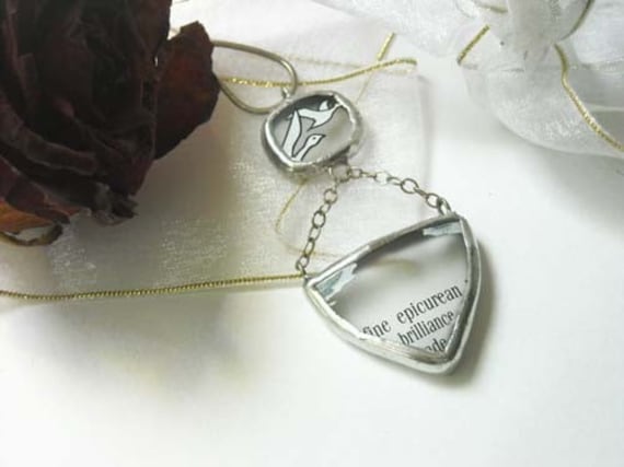 Upcyclingglas-Halskette - #12 von AfricanSand