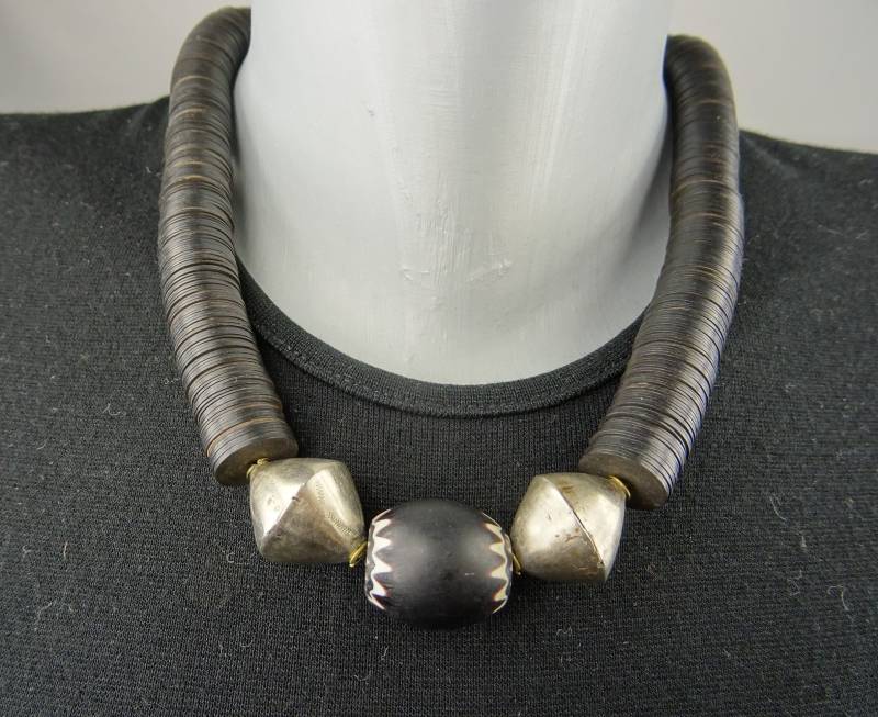 Mali Trade Beads Chevron Halskette Mali Trade Beads Chevron Halskette von AfrikaWahn